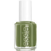 essie Ferris of Them All en tono khaki verde cremoso para cobertura uniforme.