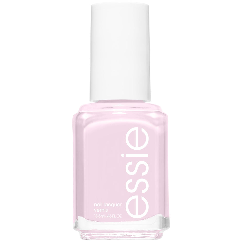 Esmalte essie en botella con color rosa pálido para uñas brillantes