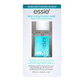 Essie Here To Stay: base transparente que prolonga la manicura y protege las uñas.