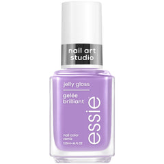 essie Jelly Gloss Orchid Botella: tono translúcido para capas ligeras y suaves.