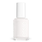 Esmalte essie Marshmallow, botella blanco-nublado, acabado translúcido elegante.