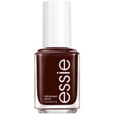 Esmalte essie Odd Squad tono café oscuro en botella, acabado cremoso y brillo suave.
