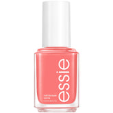 Botella y pincel de Essie Peach Side Babe para aplicación profesional.