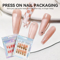 ESUOHYM cinta doble cara incluida para fijar uñas en el soporte