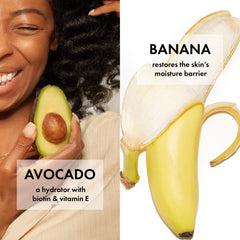 ESW Beauty ingredientes aguacate y banana para nutrición de la piel
