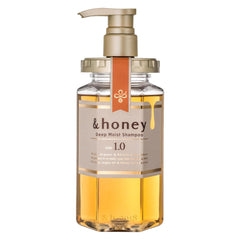 & Honey Shampoing Profond Hydratant: vue bouteille, hydratation potentielle.