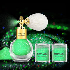 Etercycle brillo corporal aerosol, brillo suave para piel durante fiestas.