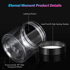 Tapa con sello de espuma de Eternal Moment para evitar derrames.