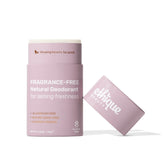 Ethique bâton déodorant minimaliste sans aluminium avec emballage recyclable.