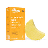 Ethique Clarifying Shampoo Bar con aceite de ricino para limpieza suave y control de grasa