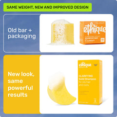 Ethique Clarifying Shampoo Bar estimulación del cuero cabelludo para revitalización