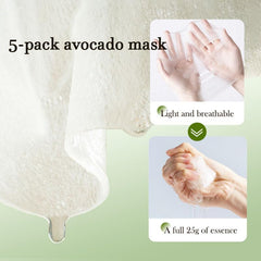 Etuanxi crema facial de aguacate, textura suave para piel suave y nutrida.