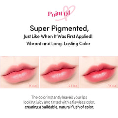 ETUDE Dear Darling Marker Tint #4 Mlik Strawberry acabado brillante en labios