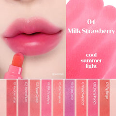 ETUDE Dear Darling Marker Tint #4 Mlik Strawberry textura ligera para look jugoso