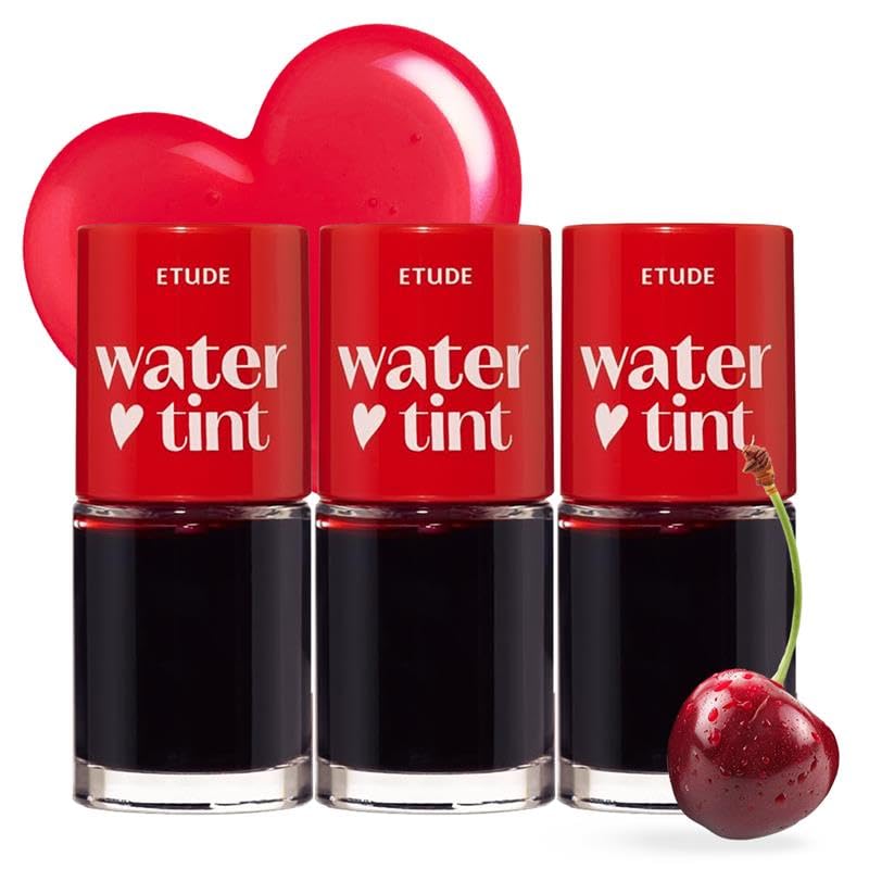 ETUDE Dear Darling Water Tint Cherry Ade en empaque elegante, ideal para regalo