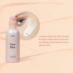 ETUDE Primer acabado húmedo ofrece brillo suave y saludable.