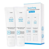 ETUDE SoonJung Duo crème intensive barrière, hydratation ciblée pour peau sensible.