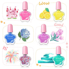 ETYJO esmalte infantil, secado rápido y listo para jugar en minutos.