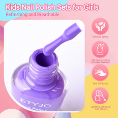 ETYJO aplicación sin olor, ideal para narices sensibles durante la manicura.