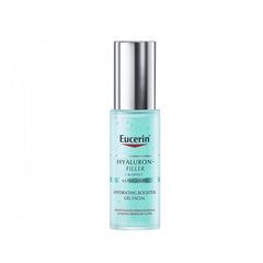 Frasco de Eucerin Hyaluron-Filler Moisture Booster, hidratación rápida para la piel.