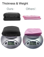 EUICAE banda terry suave y absorbente para cabello durante maquillaje y cuidado facial.