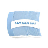 Eumos blue wig tape strip secures lace wigs for daily wear.