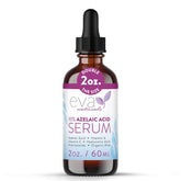 Eva Naturals Serum azelaico en envase frontal, ideal para piel sensible y tono más uniforme.
