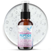 Sérum Eva Naturals de multi péptidos en bote para firmeza suave de la piel