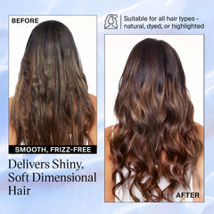 Eva NYC Brass to Sass Brunette para todo tipo de cabello con tonos cobrizos neutralizados.