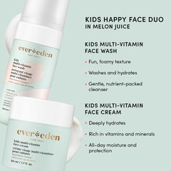 Evereden Happy Kids crema facial Melón para hidratación diaria suave