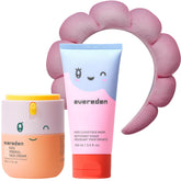 Evereden Kids Cloud Face Wash, textura nube que facilita la limpieza suave para pieles infantiles.