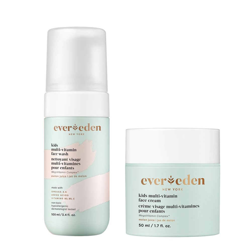 Evereden Kids lavado facial melón para piel sensible y fresca