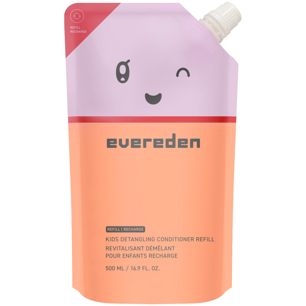 Evereden Acondicionador para Niños en formato recarga, práctico y sostenible.