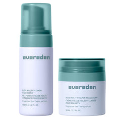 Evereden lavado facial sin fragancia para niños, limpieza suave que respeta piel sensible.