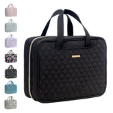Everfun bolsa higiene viajera colgante 360, facilita acceso rápido a tus esenciales.