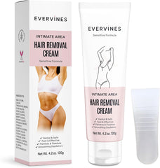 Evervines crema depilatoria para piel sensible en envase compacto para casa