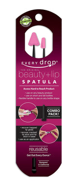 Espátula de belleza Every Drop, diseño original para recuperar producto atrapado y evitar desperdicio.