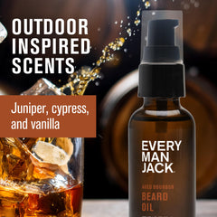 Every Man Jack Aceite para barba Brillo natural, mejora apariencia y suavidad diaria.