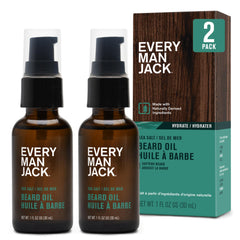 Every Man Jack Aceite para barba sal marina, brillo natural