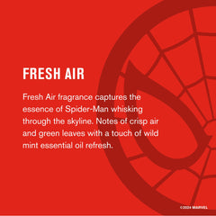 Lista de ingredientes naturales en desodorante Spider-Man