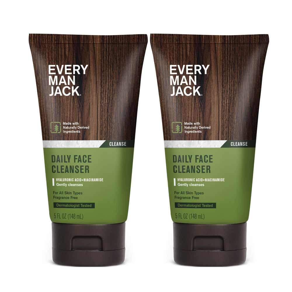 Every Man Jack limpiador de cara hidratante en botella para piel suave