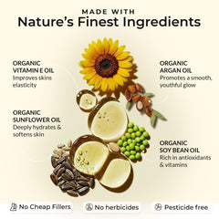 Everyday Beauty Sin fragancia y sin aceite mineral, opción natural para uso diario.