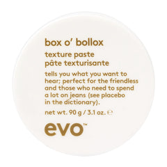 EVO Box O' Bollox: envase texturizante para uso diario.