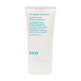 EVO Le Grand Hydrateur – bouteille du masque hydratant pour cheveux secs et brillants.