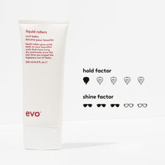 Rizos ondulados mejorados con EVO Liquid Rollers Curl Balm