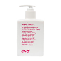 EVO Mane Tamer Acondicionador: botella visible y control del encrespamiento diario.
