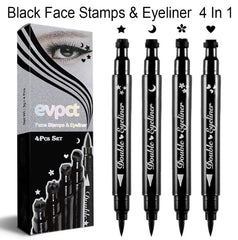 evpct 4en1 delineador con estampas de corazones para adornos suaves