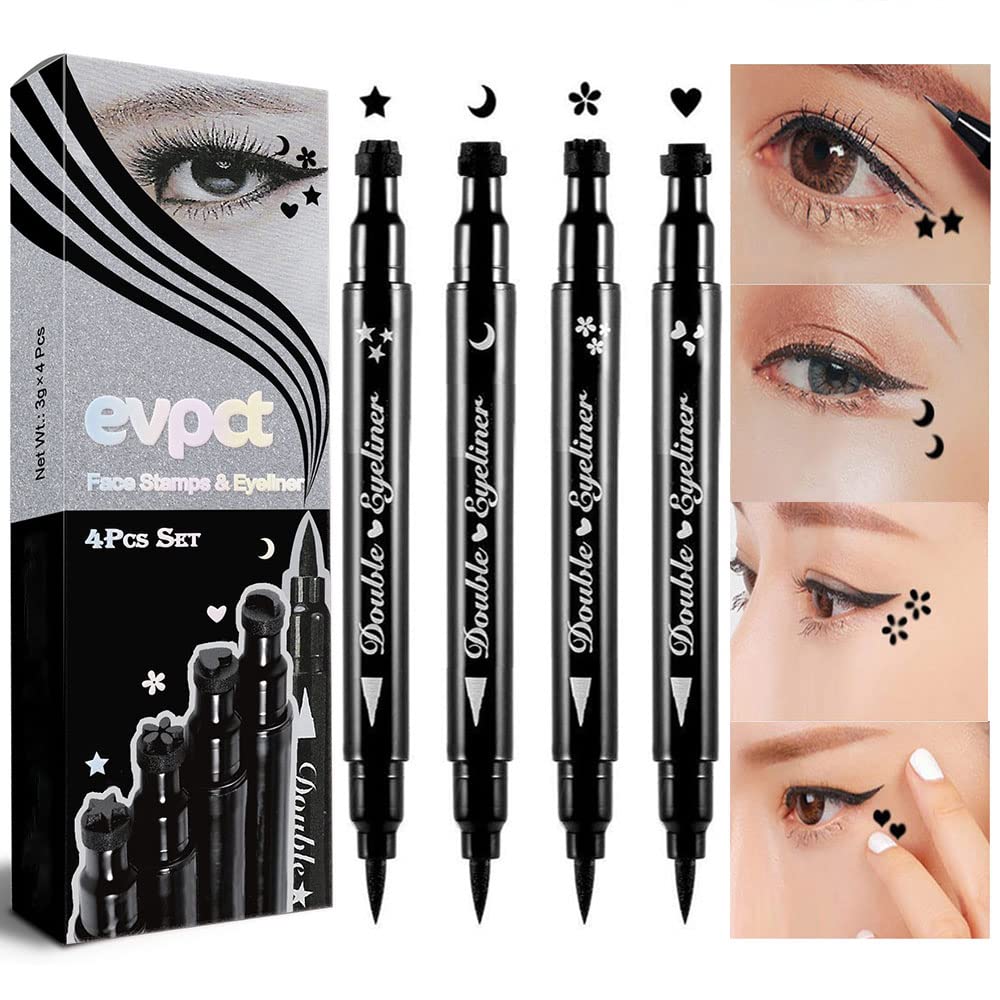 evpct 4en1 delineador con estampas de flores para look detallado y duradero