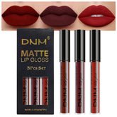 evpct conjunto de labiales oxblood mate para tono intenso y duradero