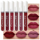 Evpct conjunto labiales mate 6 piezas: versatilidad para diario y múltiples tonos.